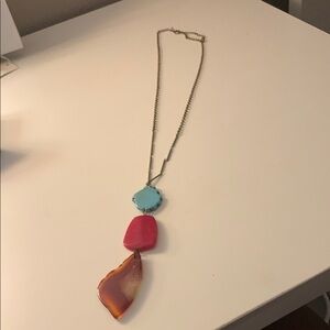Elegant Multi-Color Pendant Necklace